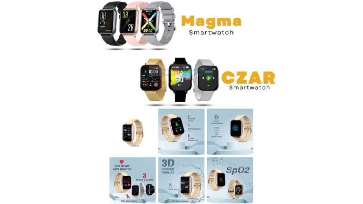 Mustard Magma and Mustard Czar smartwatch