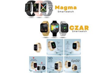 Mustard Magma and Mustard Czar smartwatch
