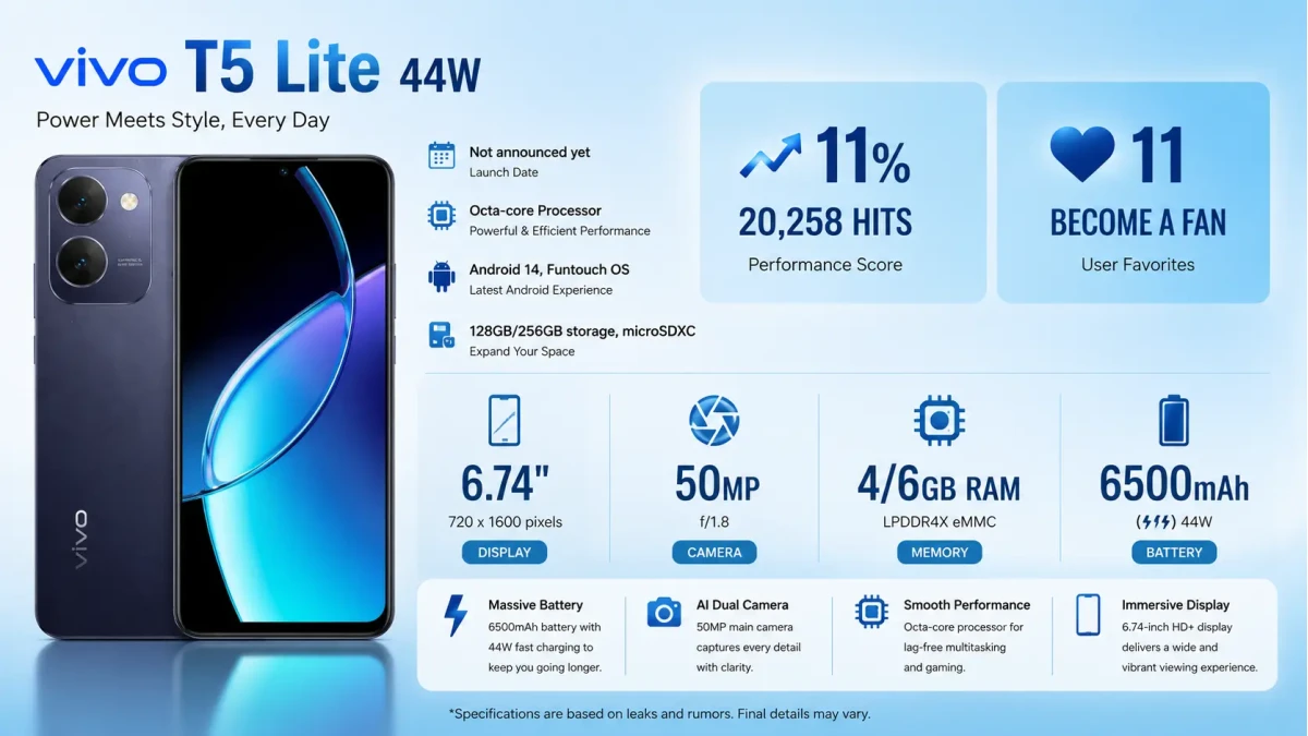 vivo T5 Lite 44W