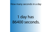 how many seconds in a day image 1