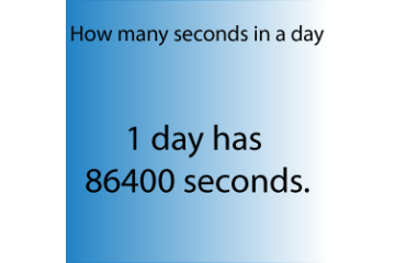 how many seconds in a day