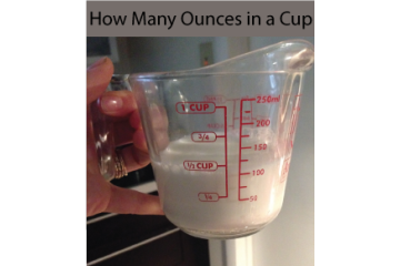 how many ounces in a cup