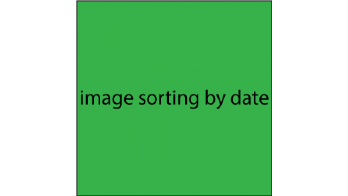 image sorting by date