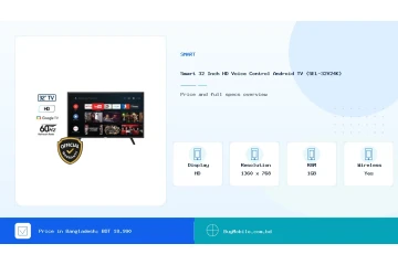 Smart 32 Inch HD Voice Control Android TV (SEL-32V24K) price in Bangladesh