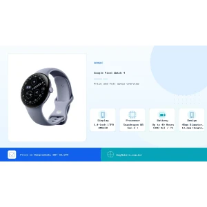 Google Pixel Watch 4 price in Bangladesh