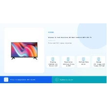 Hisense 32 Inch Bezelless HD Smart Android WIFI DTS TV