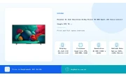 Hisense 43 Inch Bezelless Dolby Vision 4K UHD Smart LED Voice Control Google DTS TV image 1
