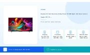 Hisense 50 Inch Bezelless Dolby Vision 4K UHD Smart LED TV image 1