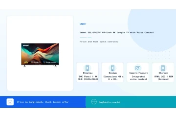 Smart SEL-65G25F 64-Inch 4K Google TV with Voice Control price in Bangladesh